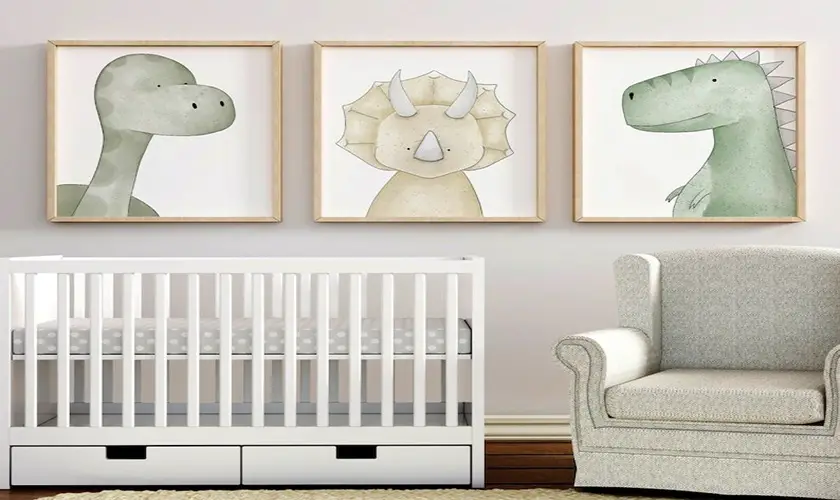 Dinosaur store themed nursery